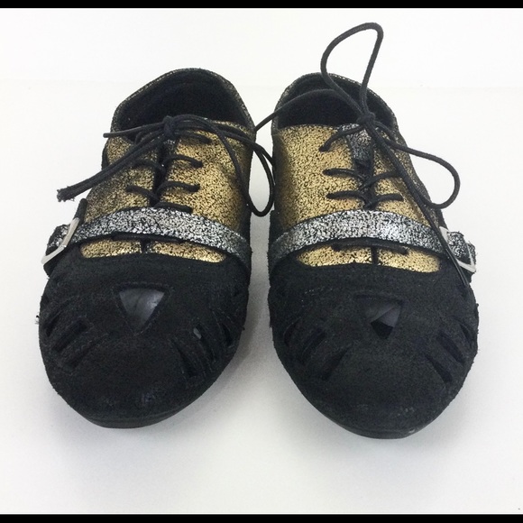 Vans Hellz size 9 Gold Silver and Black - Picture 3 of 6